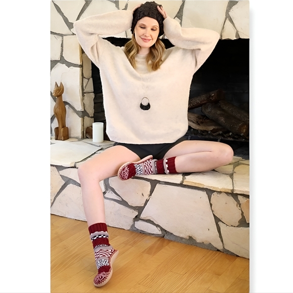 Nordic Slipper Sock Boots - Picture 2 of 4